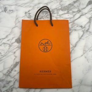 Authentic Hermes , small shopping bag